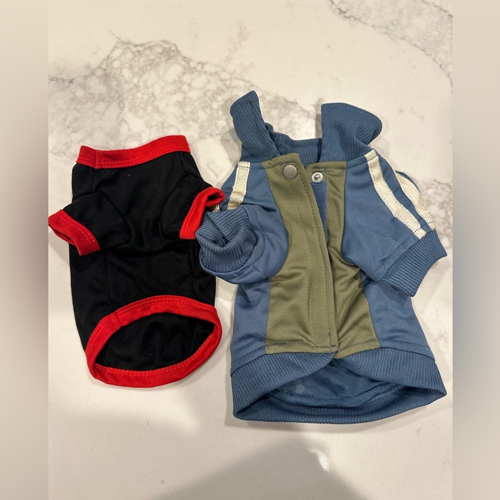 Dog Apparel Set - Woof and Bad to the Bone - Picture 4 of 15